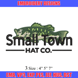 Small town hat co embroidery design, logo embroidery, logo design, embroidery file, logo shirt, Digital download.