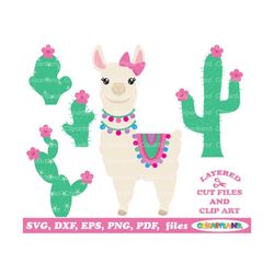 INSTANT Download. Commercial license is included! Cute llama cut file and clip art. L_18.