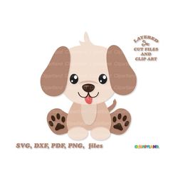 INSTANT Download. Cute puppy dog svg cut file. Personal and commercial use. P_8.