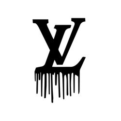 Louis Vuitton Dripping svg,Louis Vuitton logo svg,Louis Vuitton svg,Brand Logo SVG, Logo Cutting File for Cricut