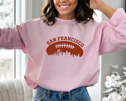 San Francisco Sweatshirt, Vintage San Francisco Sweatshirt, San Francisco Hoodies, San Francisco football shirt, Retro S