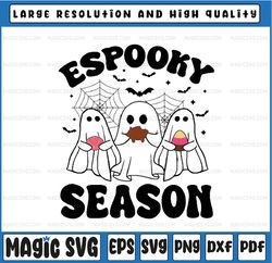 Espooky Conchas Ghost Svg, Cute Ghost Conchas Mexican Ghost Svg, Espooky Season Svg, Happy Halloween Png, Digital Downlo