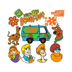 Scooby Doo Svg Bundle, Trending Svg, Scooby Doo Svg, Scooby Svg, Scooby Dog Svg, The Mystery Machine, Scooby Doo Dog, Sh