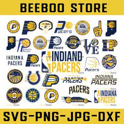 31 Files NBA Indiana Pacers svg,  NBA teams logo bundle svg, NBA svg, NBA svg, Basketball Clipart, Svg For Cricut , Svg