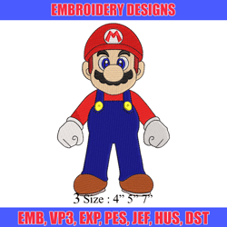 Super Mario bros embroidery design, Mario embroidery, logo design, Logo shirt, embroidery file, Digital download
