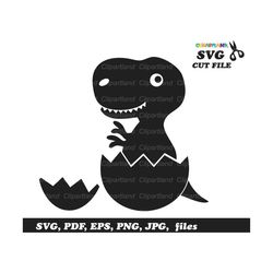 INSTANT Download. T-Rex dinosaur svg cut file and clip art. Tr_1. Personal and commercial use.
