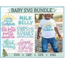 Baby SVG File Bundle, dxf, eps, png, Toddler svg, Kids, Baby Girl svg, Baby Boy svg, Cricut, Silhouette Cameo, Cut File,