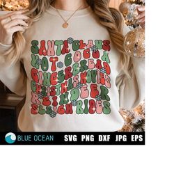 Christmas stuff svg, Christmas shirt PNG, Christmas SVG, Groovy Christmas PNG, Santa Claus Png