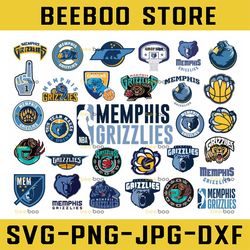 30 Files NBA Memphis Grizzlies svg files, Grizzlies svg, Cut file Basketball svg, NBA svg, NBA svg, Basketball Clipart