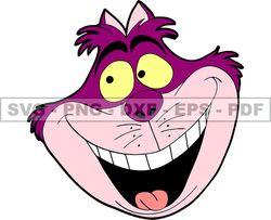 Cheshire Cat Svg, Cheshire Svg, Cartoon Customs SVG, EPS, PNG, DXF 60