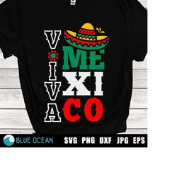 Viva Mexico SVG, Mexico SVG, Independencia de Mexico, Mexico PNG sublimation, Mexican Hat