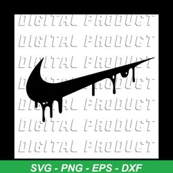 Nike logo Dripping svg,Nike logo svg,Nike svg,Brand Logo SVG, Logo Cutting File for Cricut