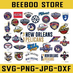 37 Files NBA New Orleans Pelicans svg, New Orleans Bundle svg, basketball svg,svg,NBA svg, NBA svg, Basketball Clipart