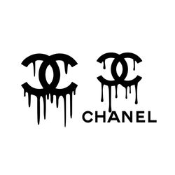Chanel Dripping svg,Chanel logo svg,Chanel svg,Brand Logo SVG, Logo Cutting File for Cricut