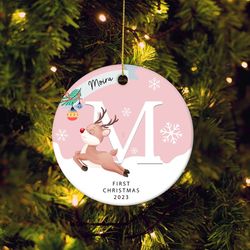 personalized baby 1st christmas ornament,baby first christmas decoration