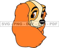 Disney Lady And The Tramp Svg, Good Friend Puppy,  Animals SVG, EPS, PNG, DXF 256