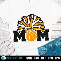 Basketball cheer mom SVG, Basketball MOM, Cheerleading, Digital cut files