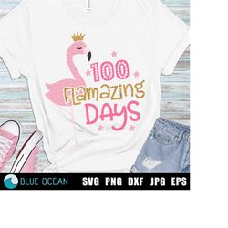 100 flamazing days SVG, 100 days SVG,  Digital SVG Files For Cricut And Silhouette