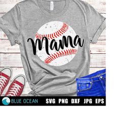 Baseball ball mama distressed SVG, Baseball mama grunge SVG, Baseball mama distressed, Digital Cut Files