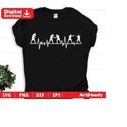 Boxing svg files - cute medical heartbeat arts  digital download instant download