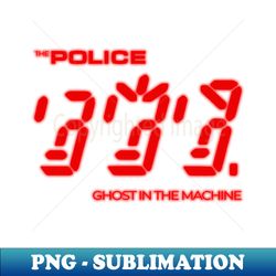 Police Neon Red - Modern Sublimation PNG File - Bold & Eye-catching