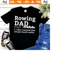 Rowing svg files - funny DAD definition Rower svg graphic theme instant download