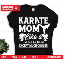 Karate svg - funny cooler mom theme   Martial arts svg or Mma svg graphic arts instant download