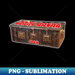 three lock box - decorative sublimation png file - perfect for personalization