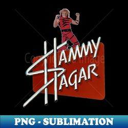Sammy Hagar kneeling on Dollar Sign Logo - Decorative Sublimation PNG File - Spice Up Your Sublimation Projects