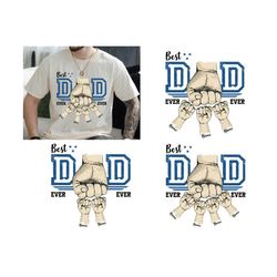 Personalized Best Dad Ever Png, Dad and Child Png, Father's Day Png, Fist Bump Set Png, Dad Hand Fist Bump Png, Custom K