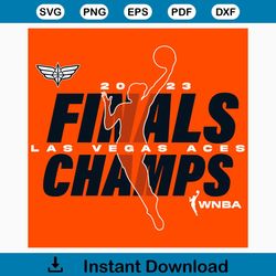 Las Vegas Aces 2023 WNBA Finals Champions SVG Download