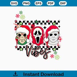 Horror Movie Character Christmas Vibes PNG Download