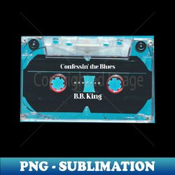 BB King Confessin the Blues 1965 - Stylish Sublimation Digital Download - Boost Your Success with this Inspirational PNG Download