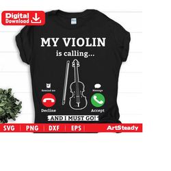 Violin svg files - Violin art_funny phone calls theme musician music svg instant download