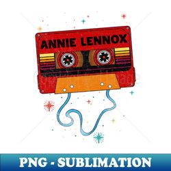 Annie Lennox  Retro Vintage Cassette Tape  Music Fanart - Sublimation-Ready PNG File - Vibrant and Eye-Catching Typography