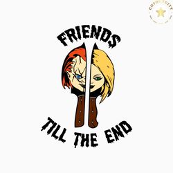 Chucky Friend Tll The End Of Split Portrait SVG Download