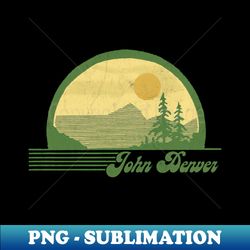 John Denver  Retro Style Country Fan Design - Special Edition Sublimation PNG File - Stunning Sublimation Graphics