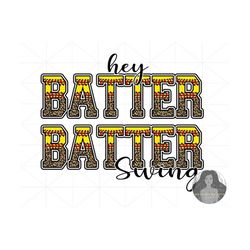 Hey Batter Batter Swing Png, Softball Png, Softball Gifts, Leopard Print, Gift For Mom, Softball Designs, Trendy Png, Pn