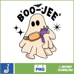 Boo-Jee Png,Boo jee ghost Png , Boo jee Png , funny halloween ghost Stanley Tumbler Inspired Ghost, Instant Download