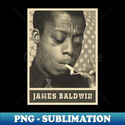 brown cream James Baldwin 21 - Exclusive PNG Sublimation Download - Unleash Your Inner Rebellion