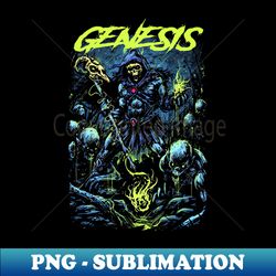 GENESIS BAND DESIGN - Sublimation-Ready PNG File - Stunning Sublimation Graphics
