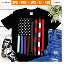 Jiu jitsu svg files USA flag rank belt color art - instant digital download grappling mma svg graphic