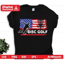 Disc golf svg file art  - flag arts   discgolf frisbee digital download
