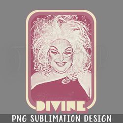 Divine Retro 80s Style Fan Art PNG Download