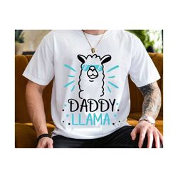 Daddy Llama Svg, Father's Day Svg, Llama Svg, Llama Face Svg, Dad life Svg, New Dad Svg, Gift for Daddy