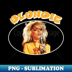 Blondie  Cool Typography - Creative Sublimation PNG Download - Instantly Transform Your Sublimation Projects