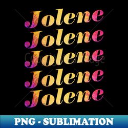 vintage jolene retro - Trendy Sublimation Digital Download - Perfect for Sublimation Art