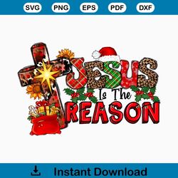 Leopard Jesus Is The Reason For The Season PNG Download