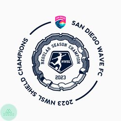San Diego Wave FC NWSL Shield Champions SVG Download
