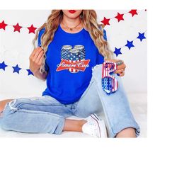 Ameri Can Beer T-Shirt - 4th Of July Independence Day, Free United States of America USA Patriotic 'Murica Proud Drinkin